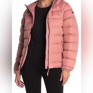 HELLY HANSEN Svalbard Hooded Down Jacket In Ash Rose